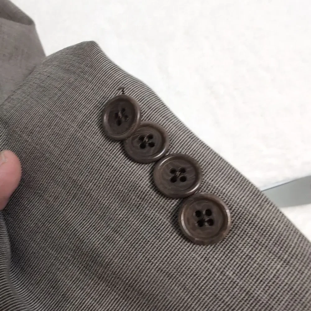 Brooks Brothers‎ Blazer 42L Long Loro Piana Wool 1818 Madison Brown/Gray